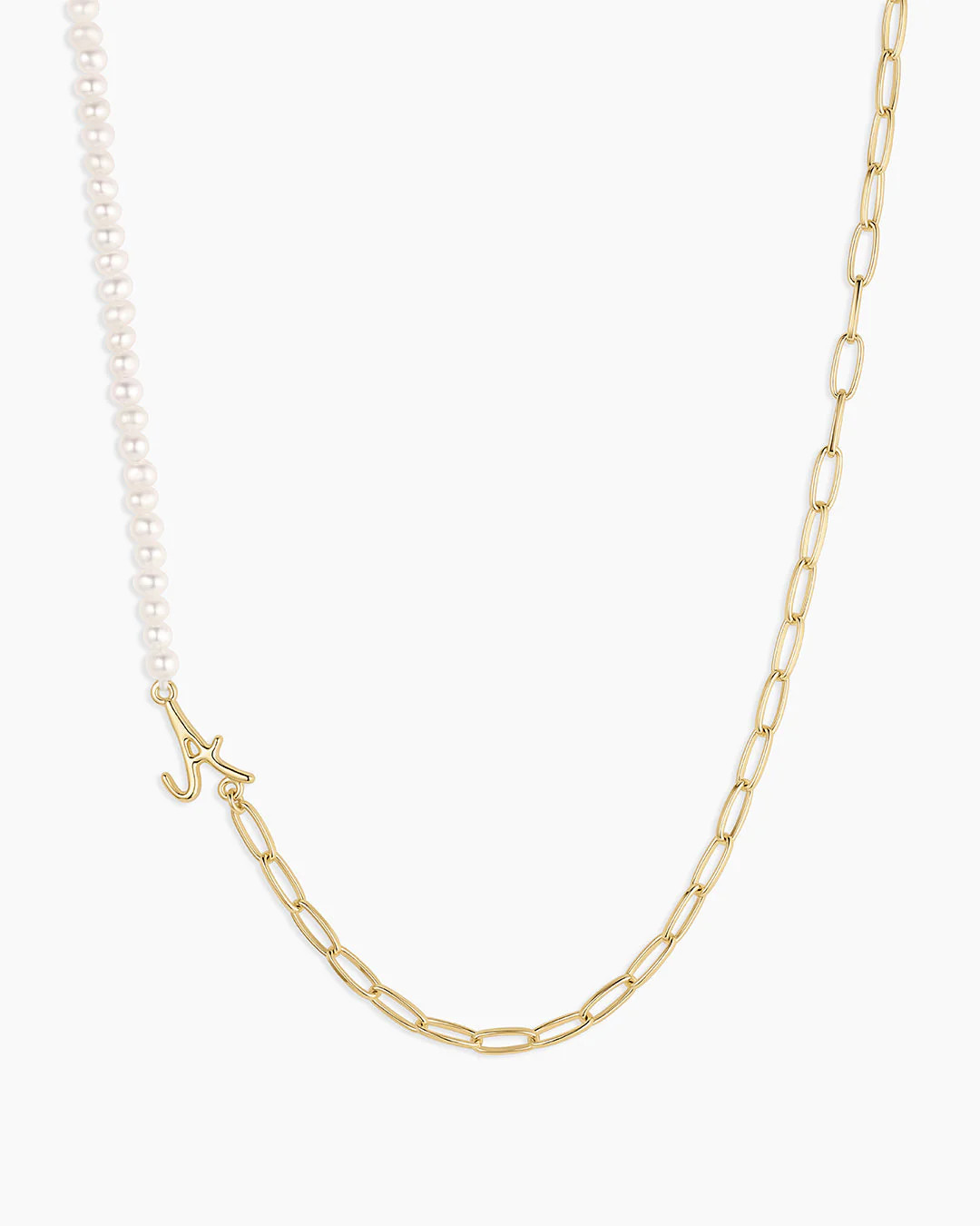 Lou Pearl Alphabet Necklace | gorjana
