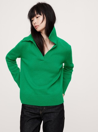 Cashmere Rugby Sweater Polo | Banana Republic | Banana Republic (US)