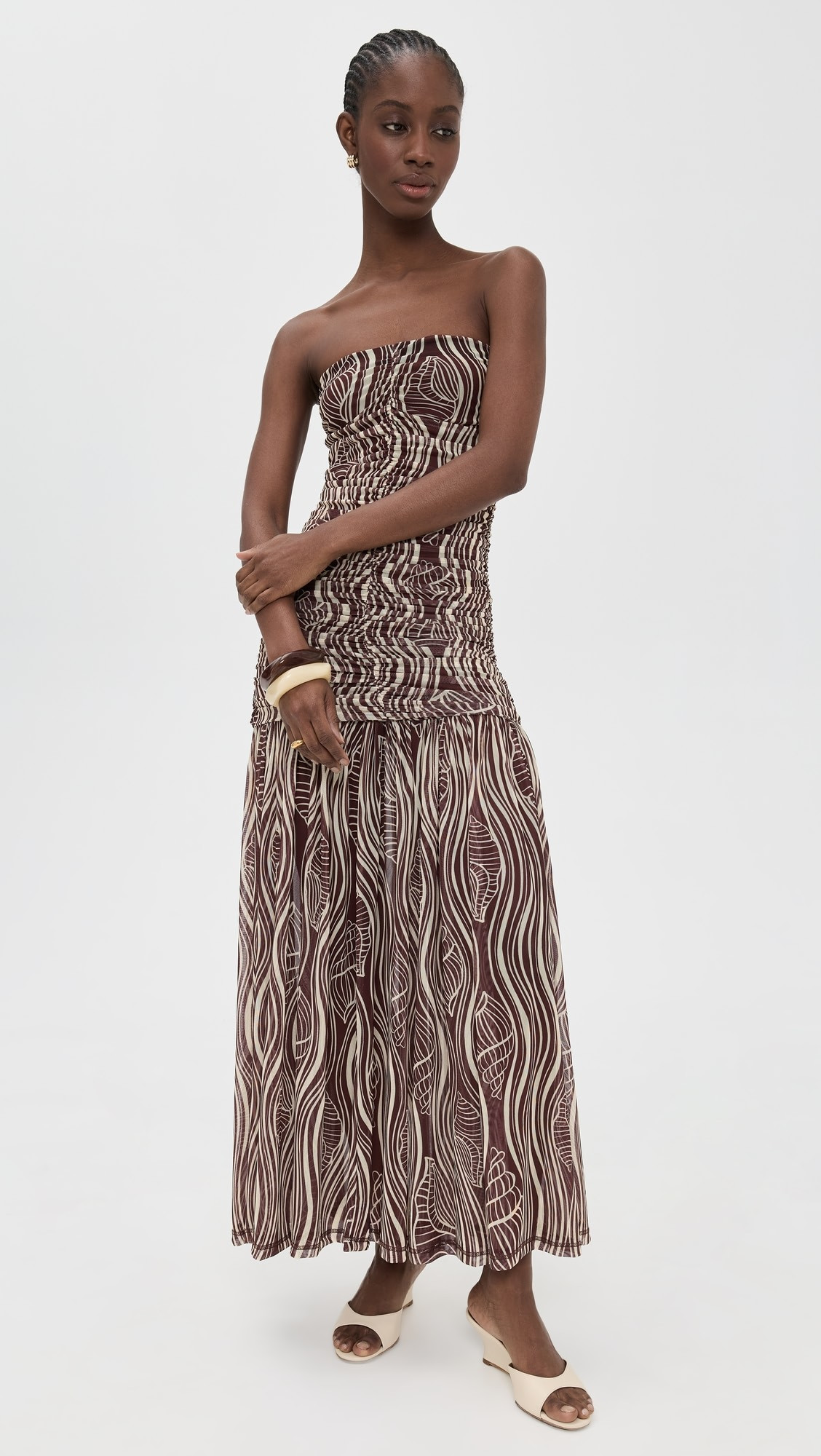 Sea Sounds Ruched Maxi Dress | Shopbop