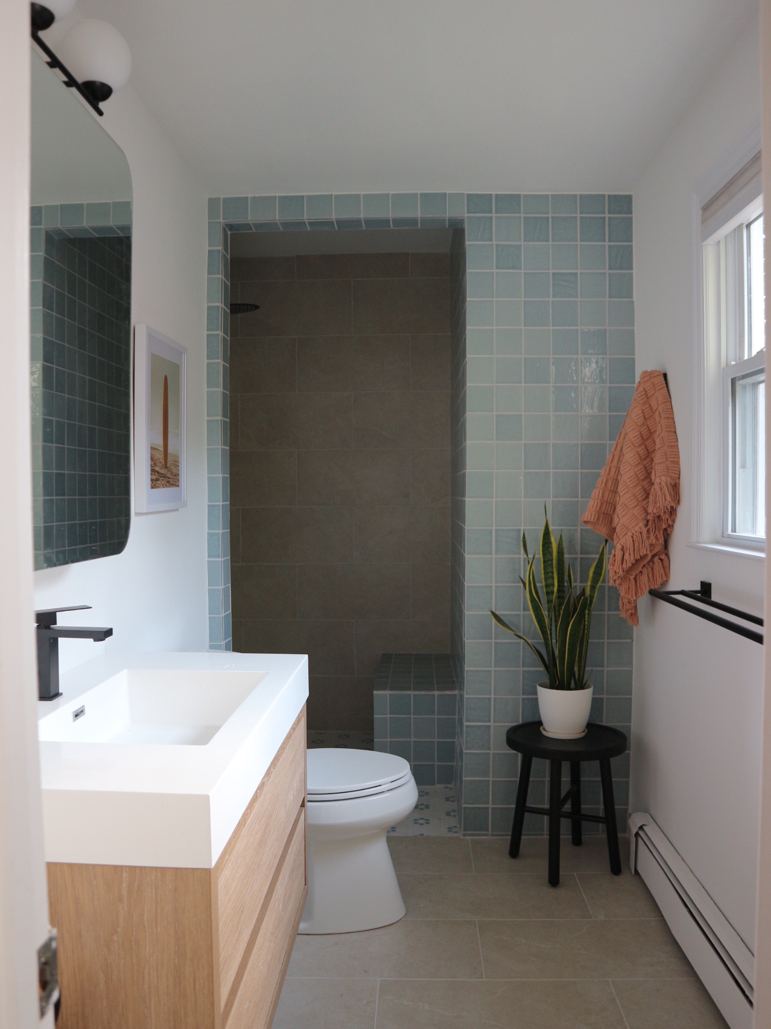 Our completed bathroom renovation! Love the modern coastal minimal style of this shower

#LTKHome