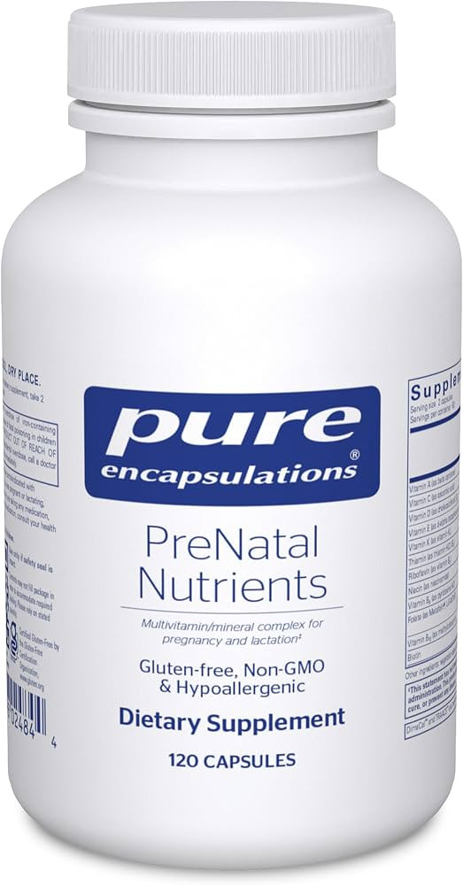 Pure Encapsulations PreNatal Nutrients, 120 Capsules | Amazon (US)