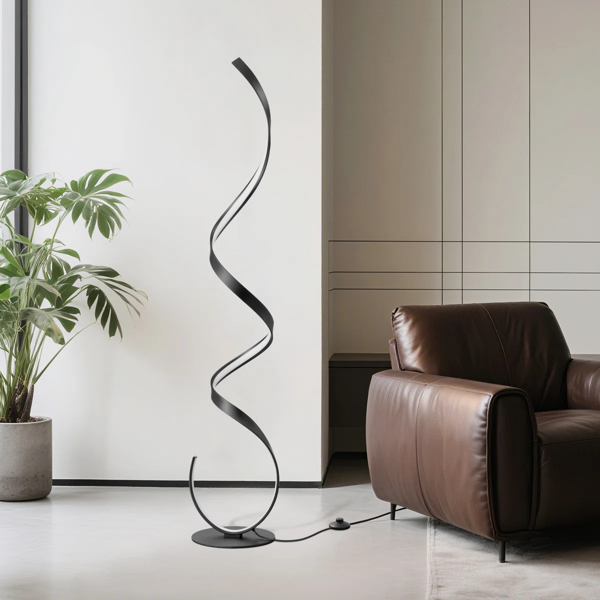 59" Led Dimmable Novelty Floor Lamp With Remote Control | Wayfair North America