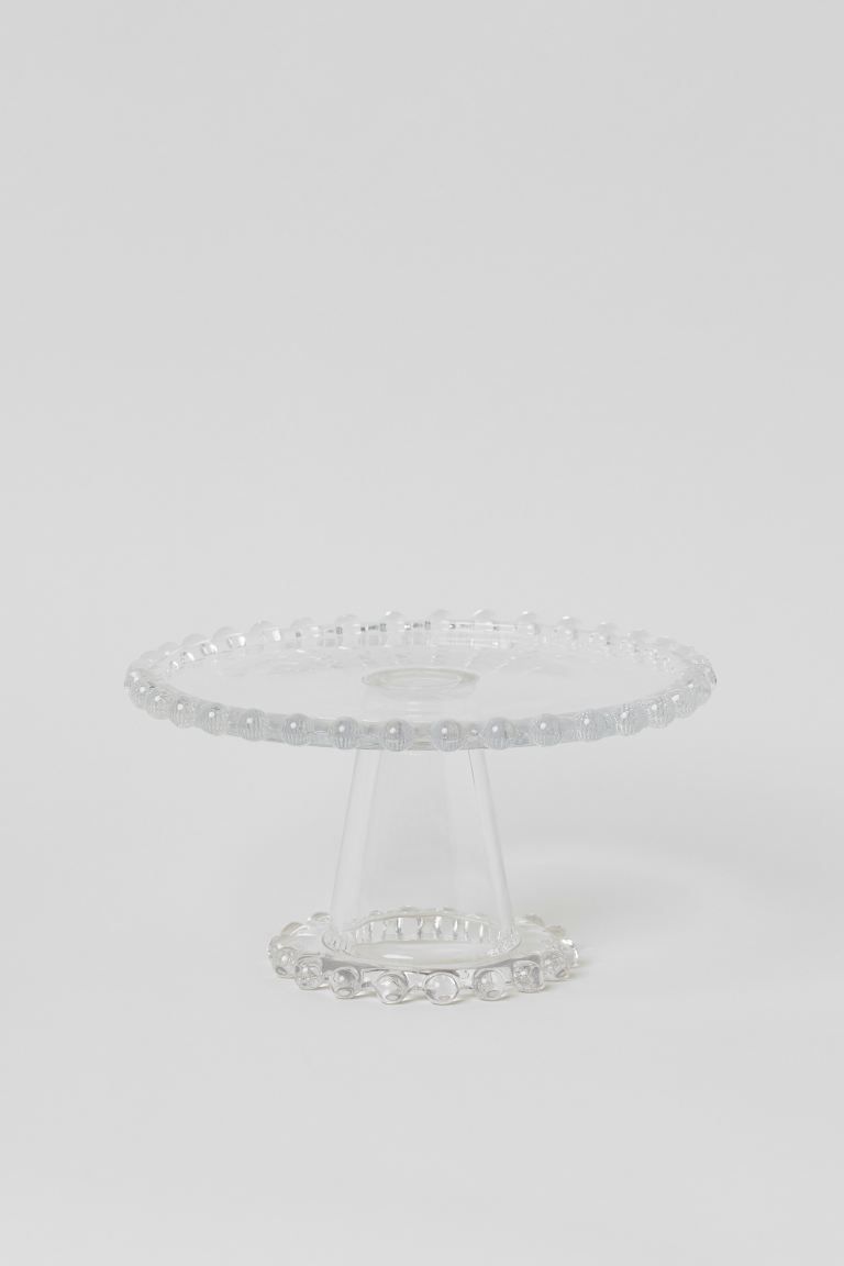 Small Glass Cake Stand | H&M (US + CA)