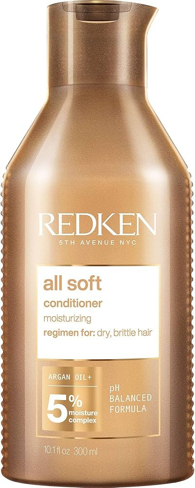 REDKEN All Soft Conditioner | For Dry/Brittle Hair | Moisturizes & Provides Intense Softness | Wi... | Amazon (US)