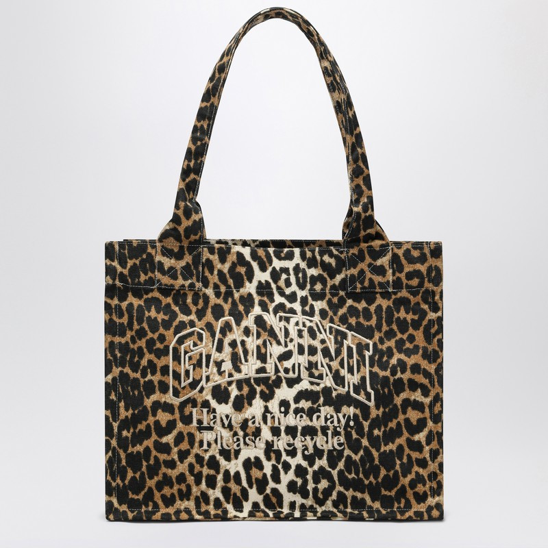 Leopard print shopping bag | The Double F