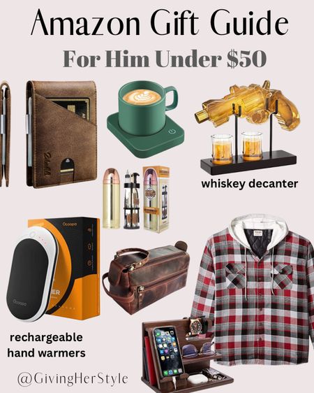 Amazon gift guide for him under $50
| amazon | mens gifts | amazon prime | amazon finds | amazon mens | amazon gifts | gifts under 50 | popular gifts | pocket warmers | unique gift ideas | gifts for dad | amazon gift guide | best of amazon | amazon favorites | gifts for him | gifts for FIL | gifts for father in law | gifts for dad | budget friendly | gifts under 25 for him | gift guides | gift guide for him | gifts for husband | gift guide for husband | gifts for boyfriend | gift guide for boyfriend | carhart | mens gifts | stocking stuffers | 
#amazon #amazongifts #giftguide #giftsforhim

#LTKGiftGuide #LTKmens #LTKHoliday