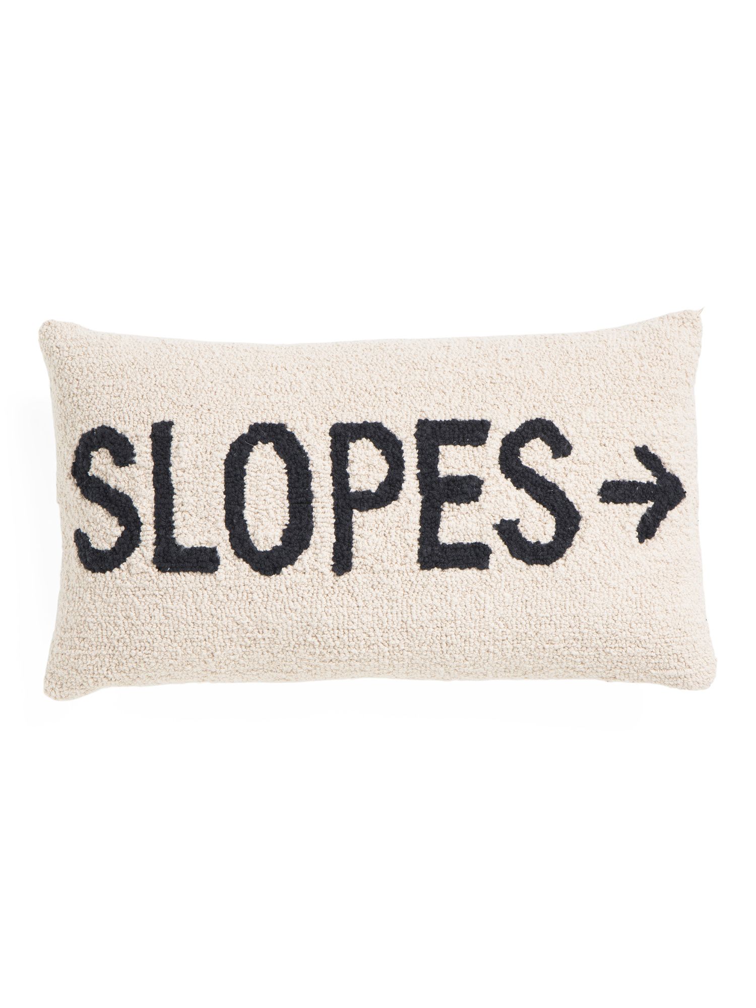 14x26 Hand Hooked Slopes Pillow | TJ Maxx