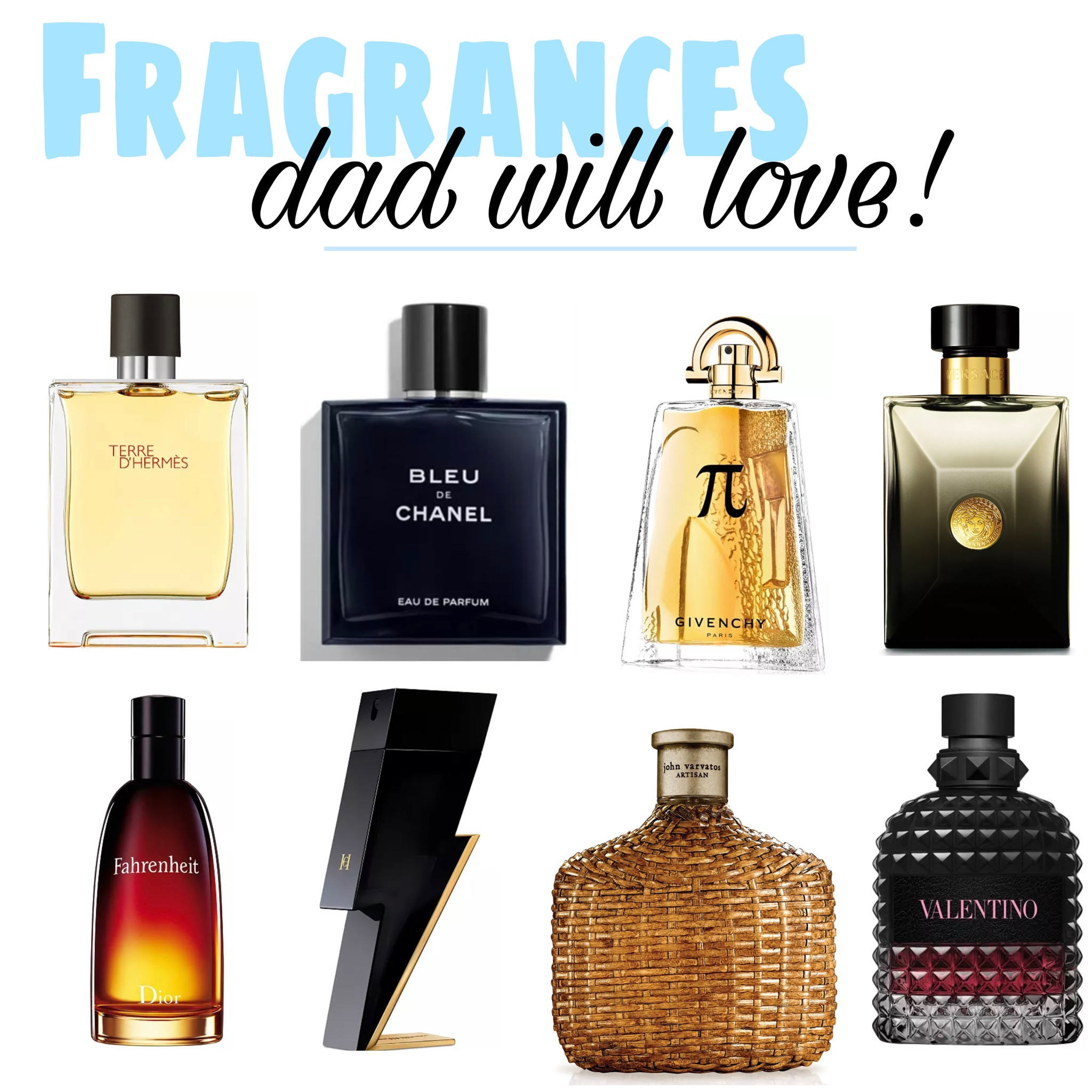 Fresh, woody, oud fragrances dad will love! They all smell different & amazing!💙🩵
.
.
.
Fragrance for him
Colone
Macys finds
Macys perfume
Dad gift ideas 
Father’s Day
Ltk find

#LTKGiftGuide #LTKmens #LTKFind