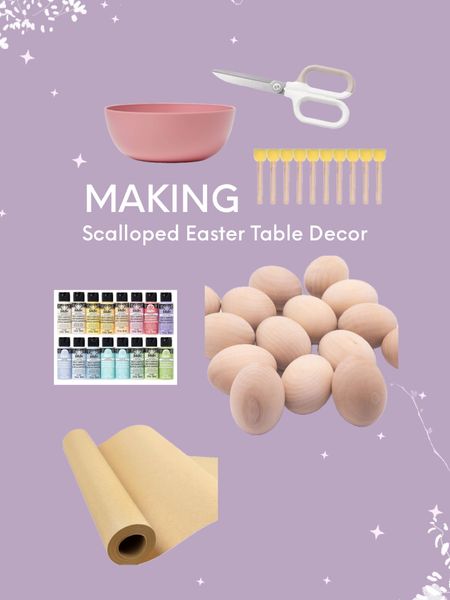 MAKING simple Easter table decor for that simple yet festive tablescape ✂️🥚✨by STEPH @mama.jots all supplies below 

#LTKhome #LTKstyletip #LTKSeasonal