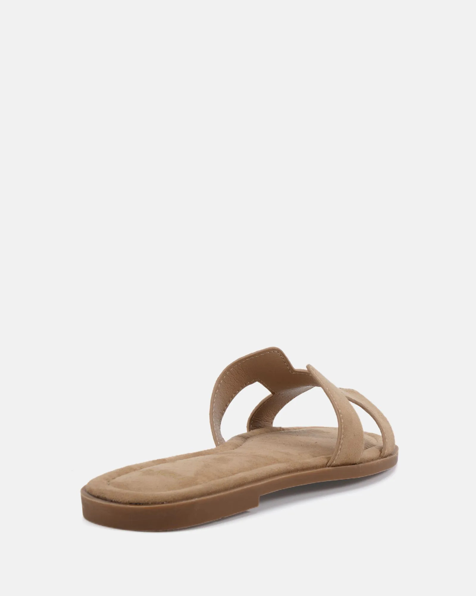 SACHIE BISCOFF SUEDE Flat Sandals | Novo Shoes