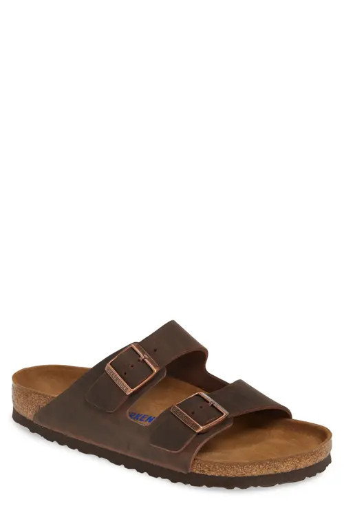 Birkenstock Arizona Soft Slide Sandal in Habana at Nordstrom, Size 12-12.5Us | Nordstrom