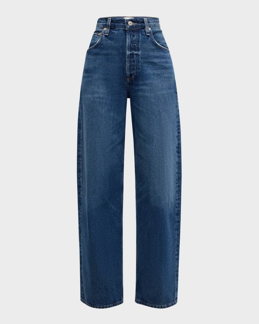 Citizens of Humanity Ayla Baggy Cropped Jeans | Neiman Marcus