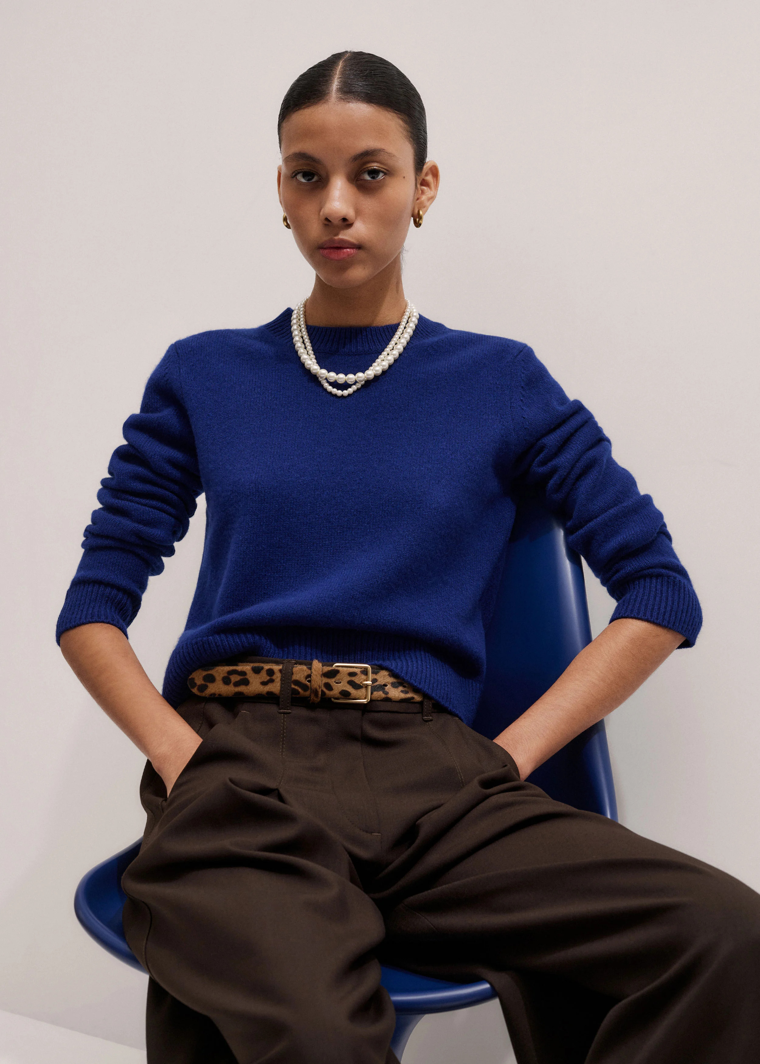 Relaxed Crop Jumper Cashmere | ME+EM Global (Excluding US)