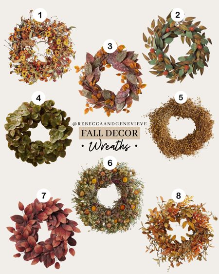 Fall wreaths roundup for different budgets. 
-
Fall decor. Fall wreath. Target. Amazon finds. Pottery barn. Anthrolologie 

#LTKhome #LTKunder50 #LTKSeasonal