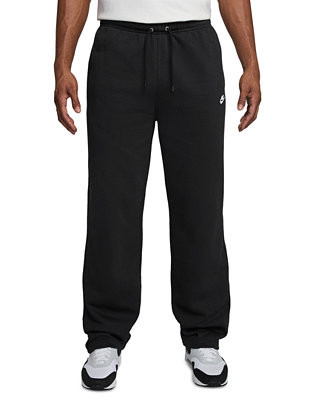 Men's Club Brushed Fleece Open Hem Pants | Macy's