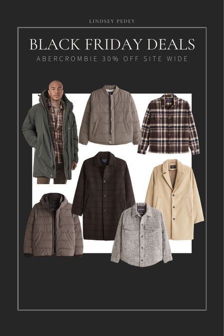 30% off everything at Abercrombie! It’s the best time to shop outerwear and denim! 

Black Friday, cyber Monday, Abercrombie, outer wear, gifts for him, jacket, coat, Shacket, flannel, parka, gift guide 

#LTKGiftGuide #LTKCyberweek #LTKmens