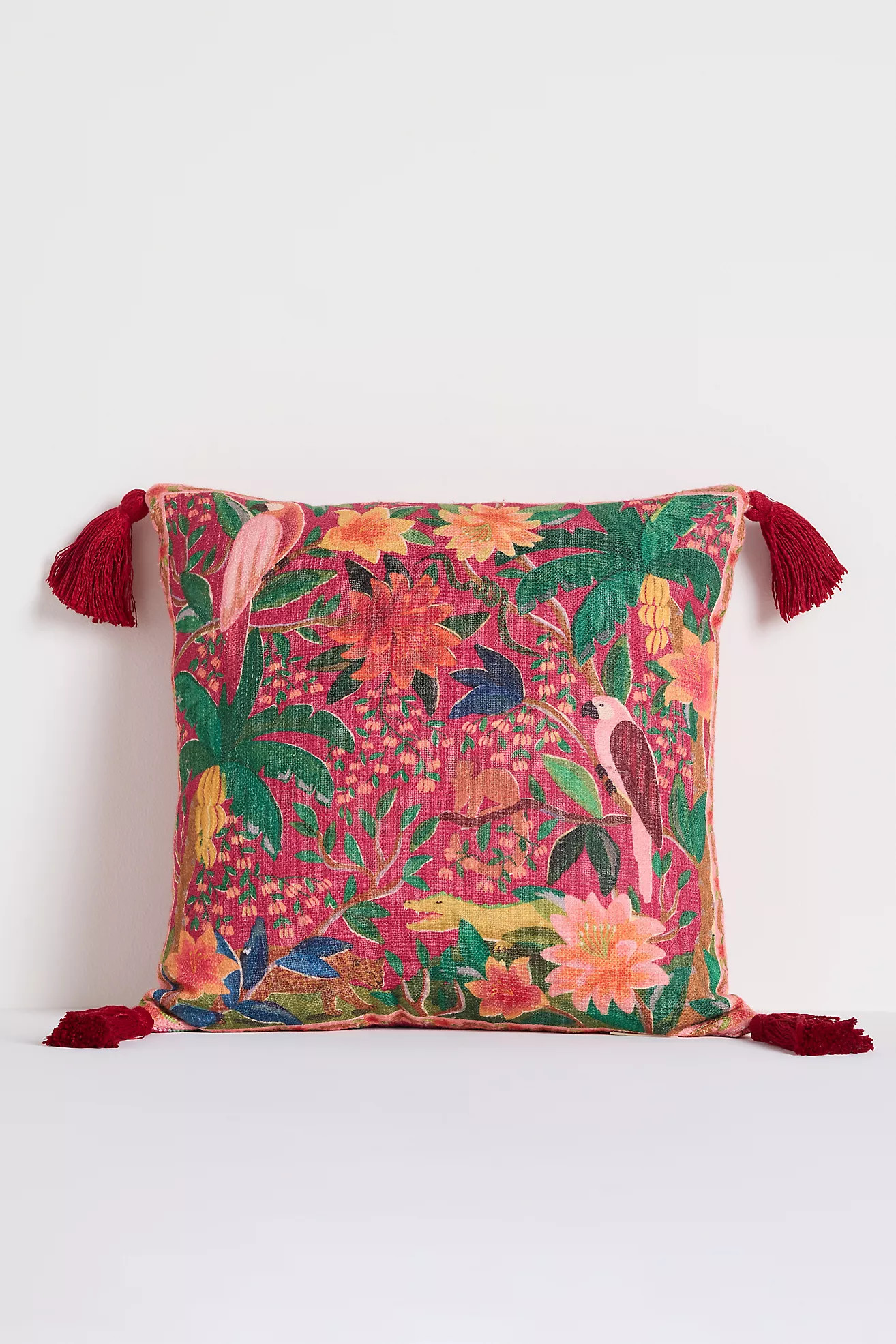 Farm Rio x Anthropologie Tassel Outdoor Pillow | Anthropologie (US)