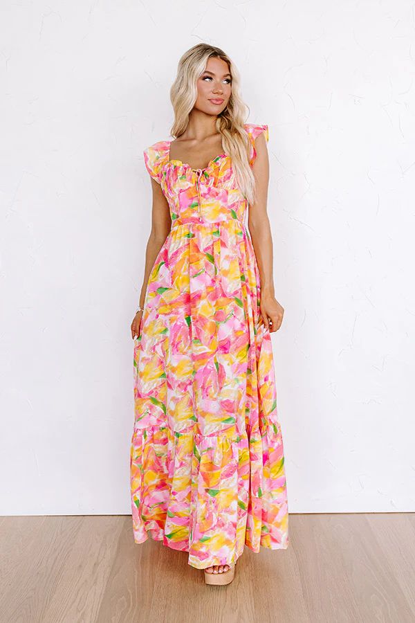 Courtyard Garden Maxi Dress • Impressions Online Boutique | Impressions Online Boutique