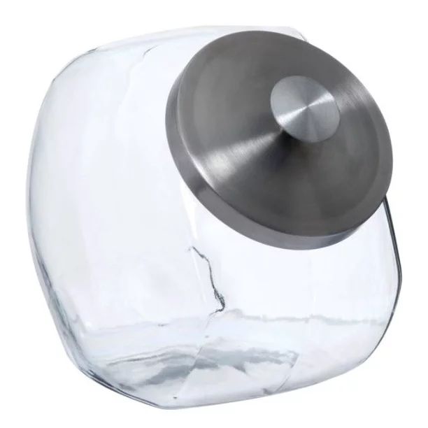 Anchor Hocking 1 Gallon Glass Storage Penny Candy Jar with Silver Lid - Walmart.com | Walmart (US)