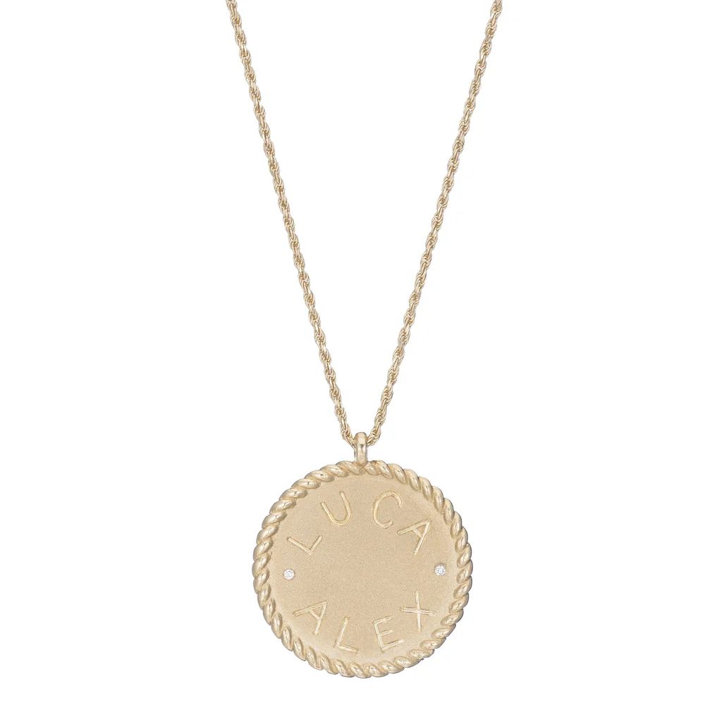 Imperial Disc Pendant Necklace | Ariel Gordon Jewelry