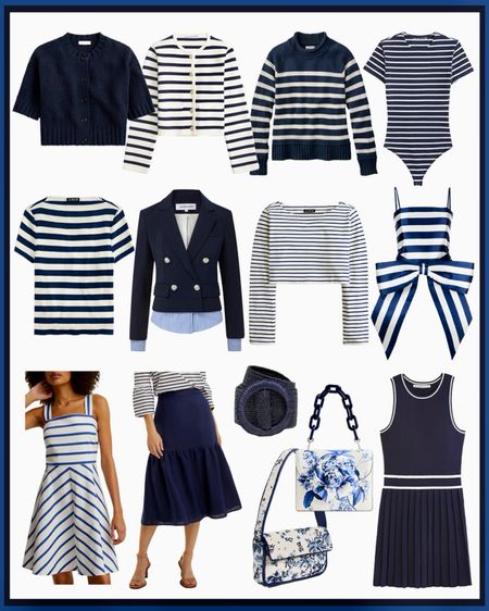 In the navy 💙 These classic, closet staples will never go out of style.

#stripe #preppy #classic #navy #nautical #ladycardigan

#LTKfindsunder50 #LTKstyletip #LTKfindsunder100