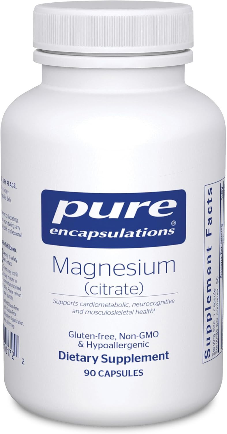 Pure Encapsulations Magnesium (Citrate), 90 Capsules | Amazon (US)