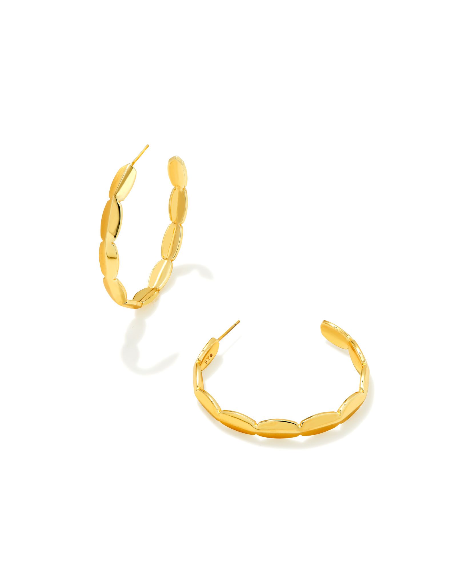 Brooke Hoop Earrings in Gold | Kendra Scott