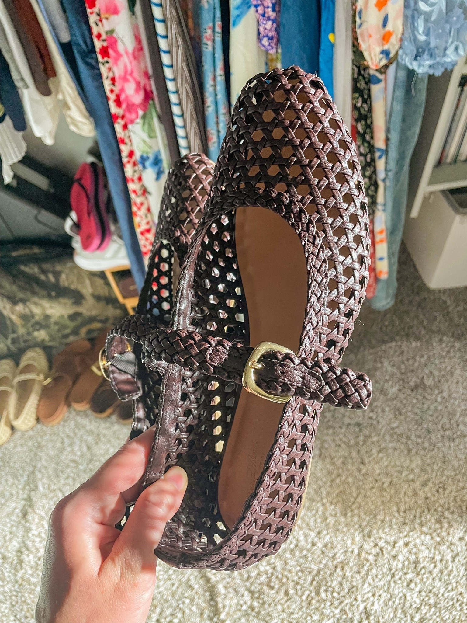 These woven Mary Jane flats from Target are so comfortable! Didn’t give me any blisters or discomfort right from the start. Runs true to size. 

Target, find, affordable, women’s, shoes, flats, casual, everyday, woven, summer, Mary Jane, brown, black, neutral.

#LTKootd #LTKWorkwear #LTKgrwm