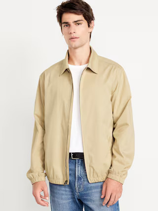 Lightweight Twill Zip Jacket | Old Navy (US)