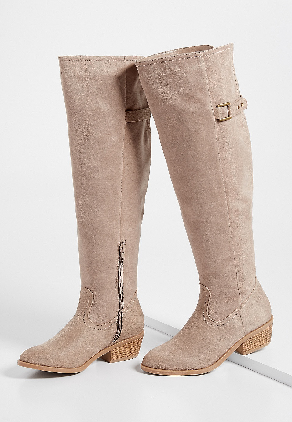 Emily Buckle Tall Riding Boot | Maurices