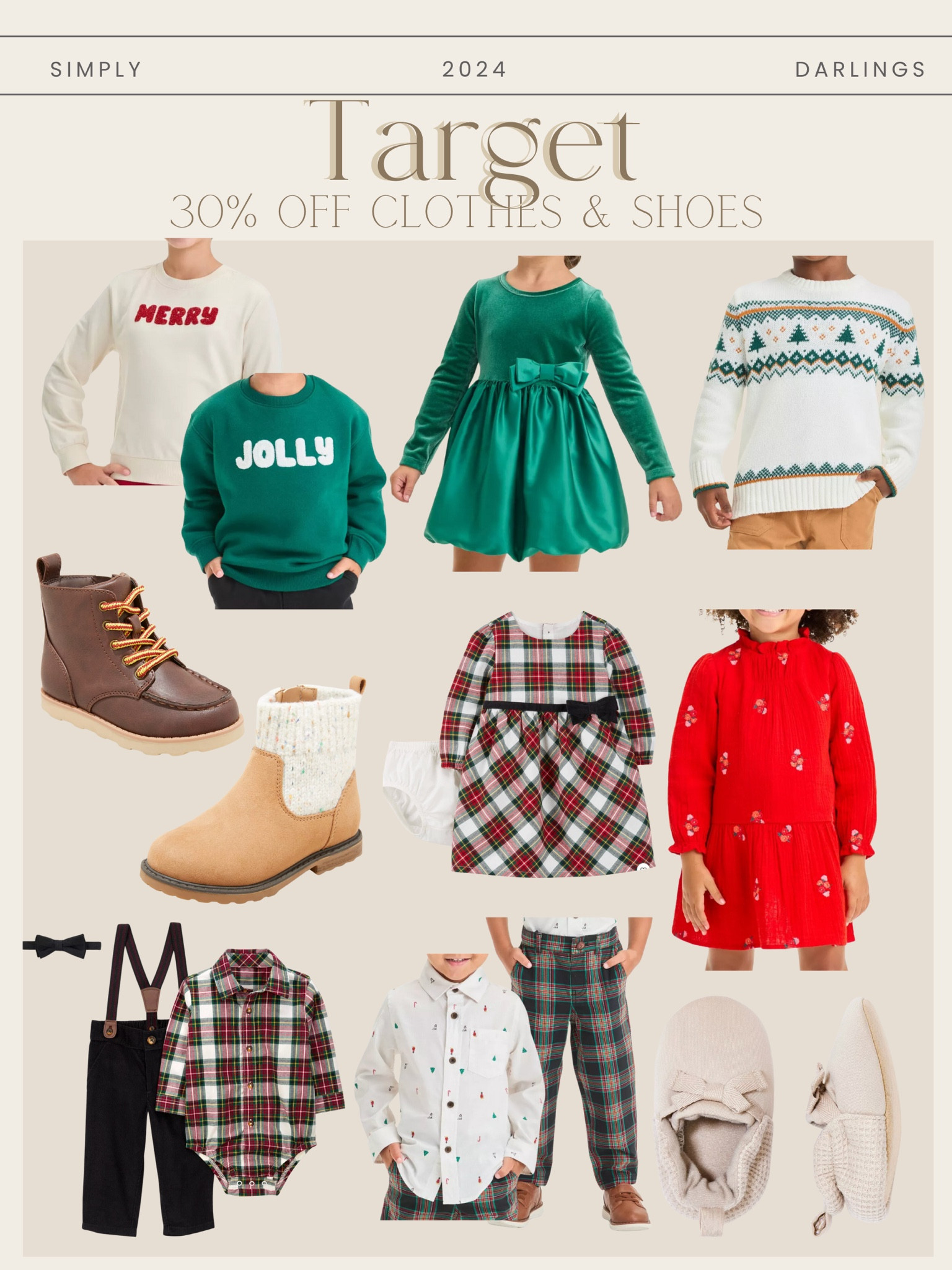 30% off clothes and shoes for the family! 