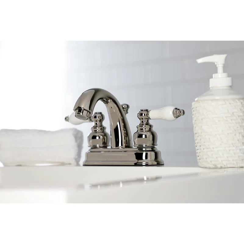 KB5616PL Restoration Centerset Faucet 2-handle Bathroom Faucet with Drain Assembly | Wayfair North America