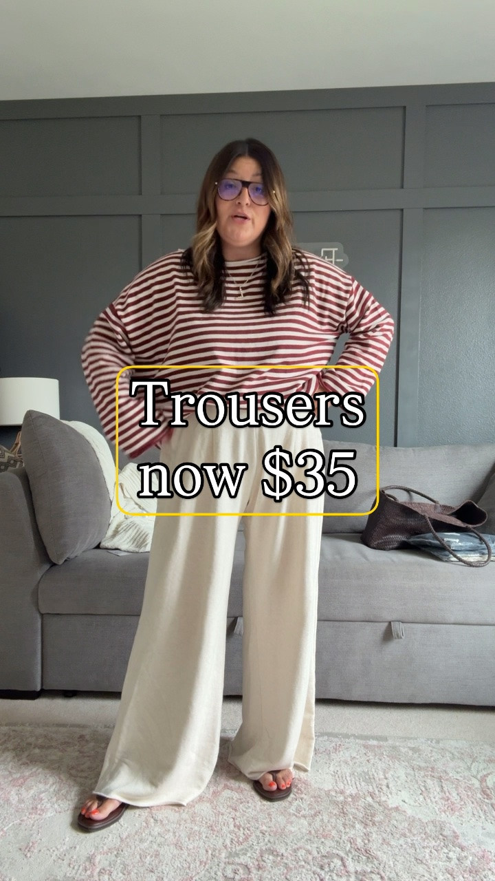 Aerie striped top - XL
Aerie trousers - L Reg
Target sandals
Madewell tote
@Aerie @Madewell @Target

#LTKSaleAlert #LTKMidsize #LTKOver40