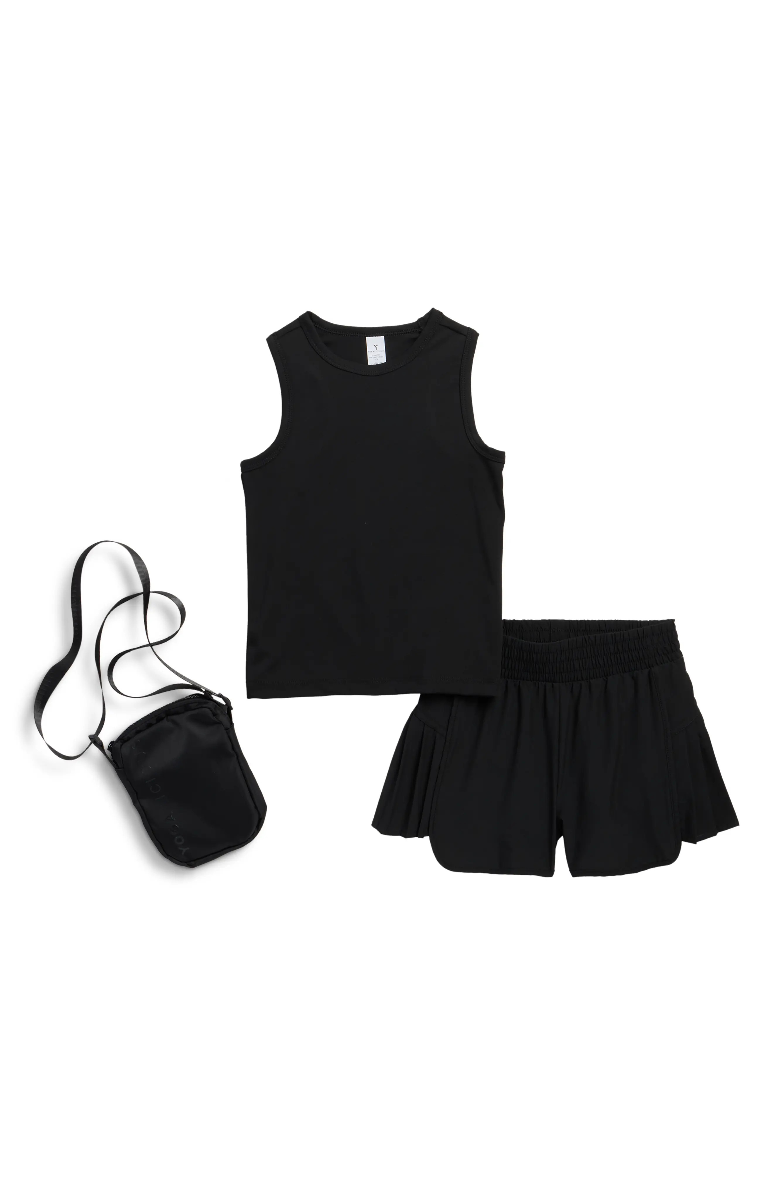 Kids' Lunatek Around Town Tank, Shorts & Crossbody Bag Set (Women) | Nordstromrack | Nordstrom Rack