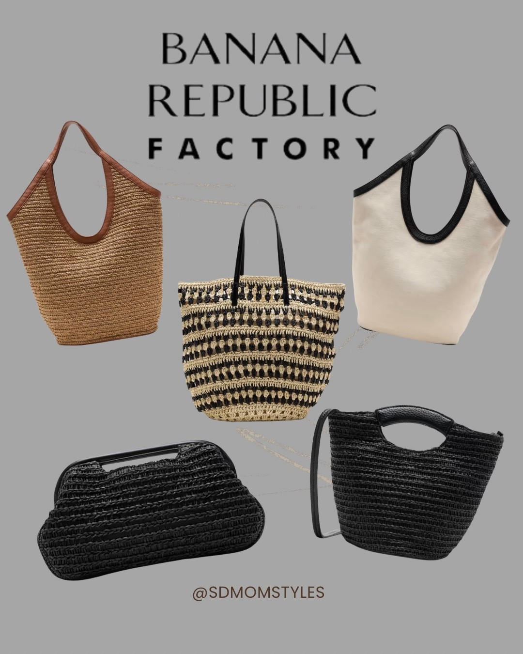 Good summer bags! 

Banana Republic Factory 

Vacation style

#LTKTravel #LTKSeasonal