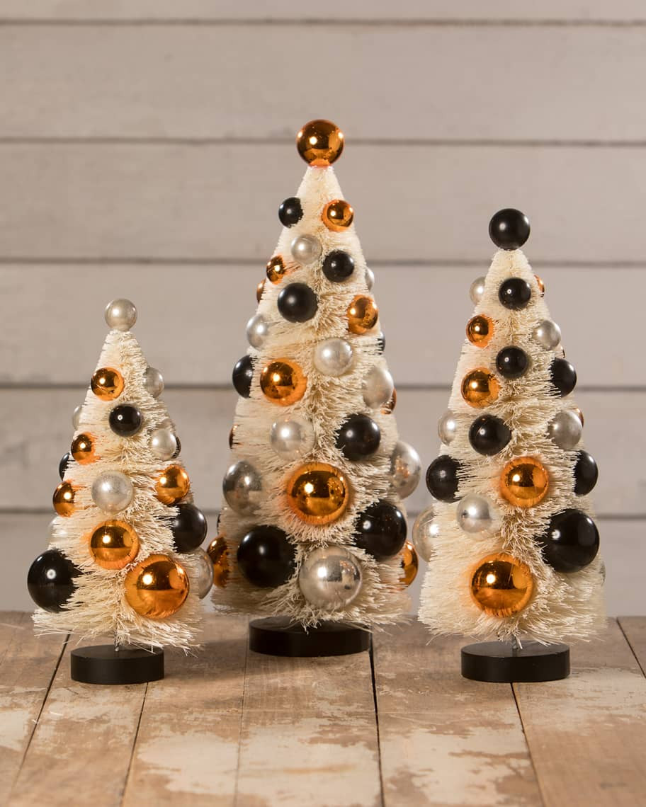 Bethany Lowe Halloween Polka-Dot Trees, Set of 3 | Neiman Marcus