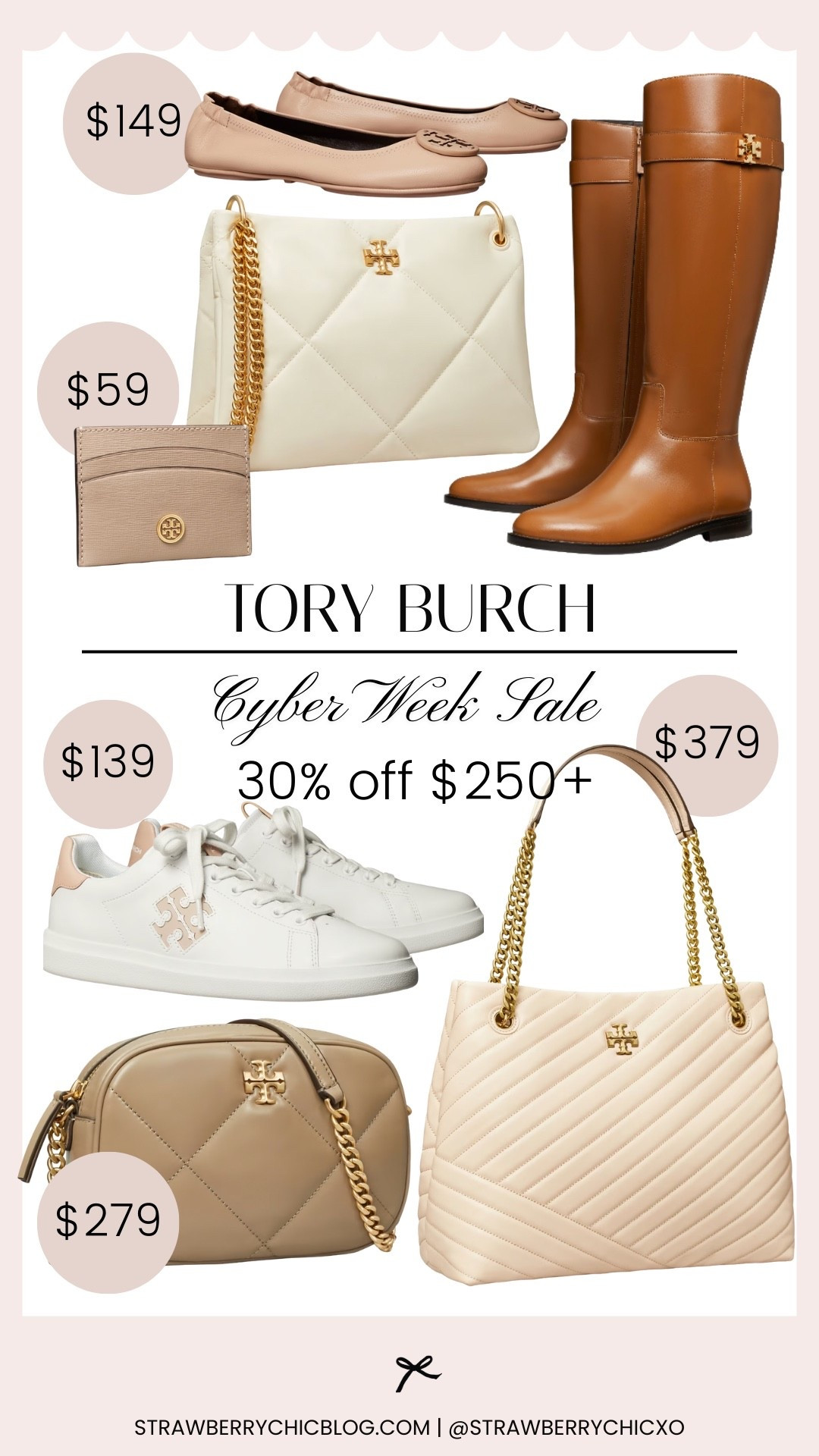 There are some great cyber week deals at Tory Burch! Most of these are marked down on sale and you can get 30% off $250+ 

Tory Burch handbag on sale // Tory Burch sale // Black Friday sale // gifts for her 

#LTKGiftGuide #LTKCyberWeek