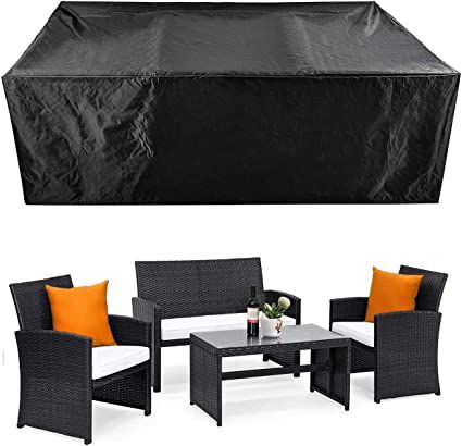 Patio Furniture Set Cover Outdoor Sectional Sofa Set Covers Outdoor Table and Chair Set Covers Wa... | Amazon (US)