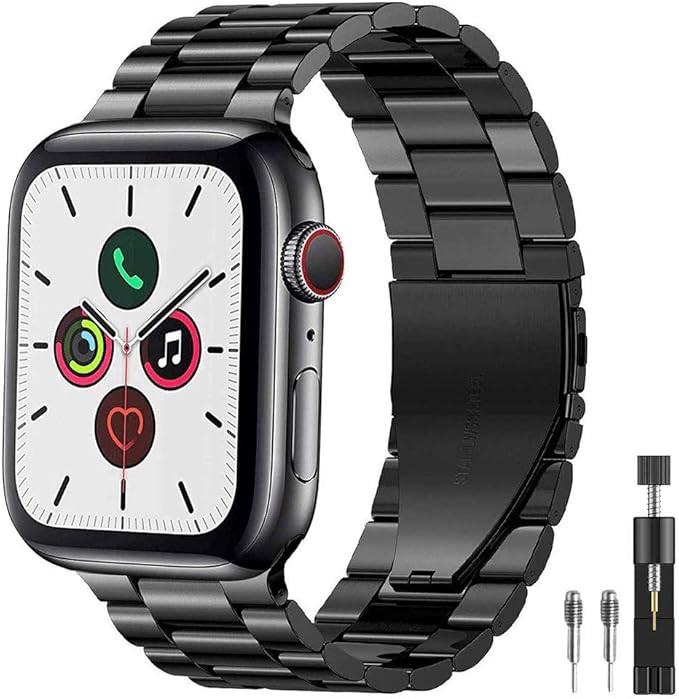 PUGO TOP Strap Compatible for Apple Watch Series 7 41mm 45mm SE Series 6/5/4/3/2/1 38mm 40mm 42mm... | Amazon (UK)