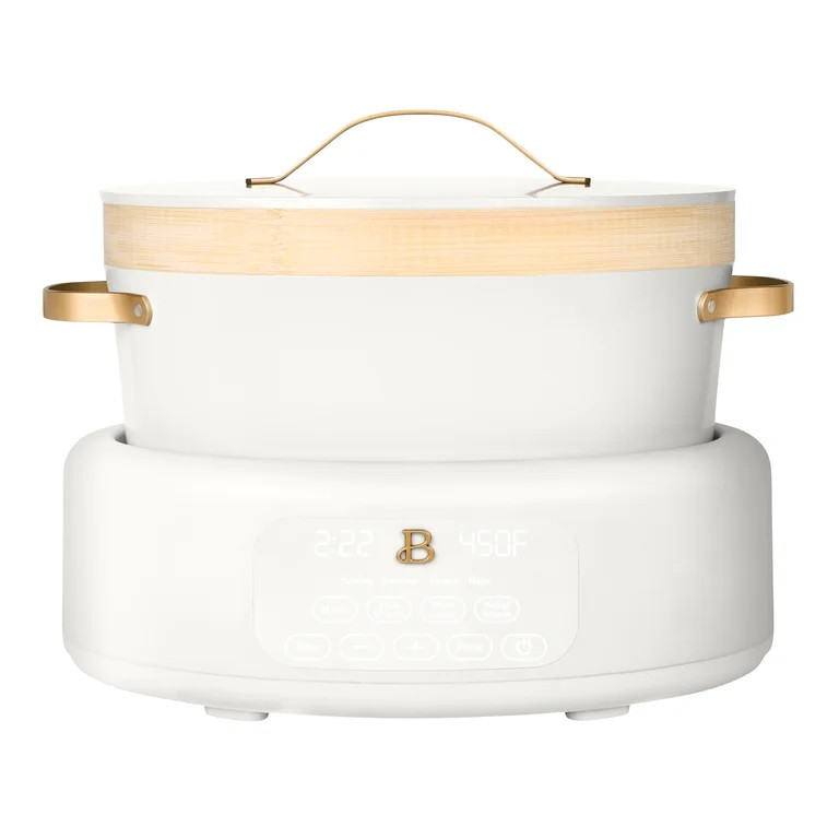 Beautiful 10-in-1, 8 Qt Multi-Cooker with Bamboo Steamer Insert, 7 Preset Functions, and EverGood... | Walmart (US)