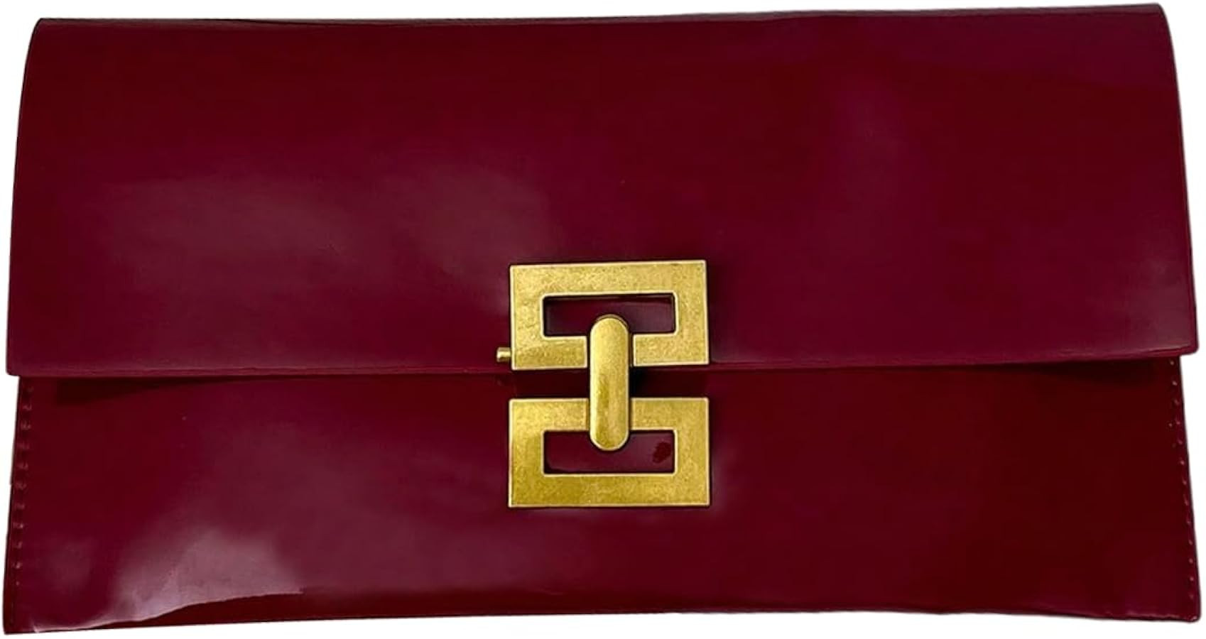 Verdusa Women's Clutch Evening Bags Trendy Envelope Handbags Metallic Purses Formal Wedding | Amazon (US)