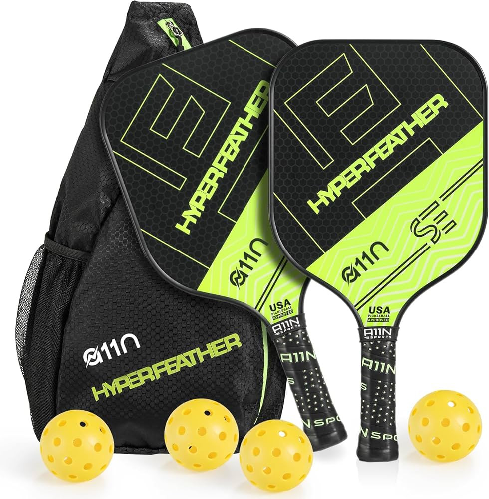A11N HyperFeather SE Pickleball Paddles Set- USAPA Approved | 8OZ, Graphite Face & Polymer Core, ... | Amazon (CA)