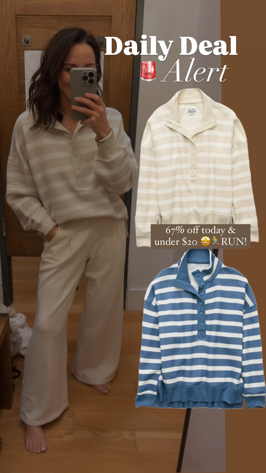 American Eagle has these cute stripped pullover for almost 70% off today and under $20 these are perfect to carry into spring! I’m wearing a xs!

#LTKFindsUnder50 #LTKSaleAlert