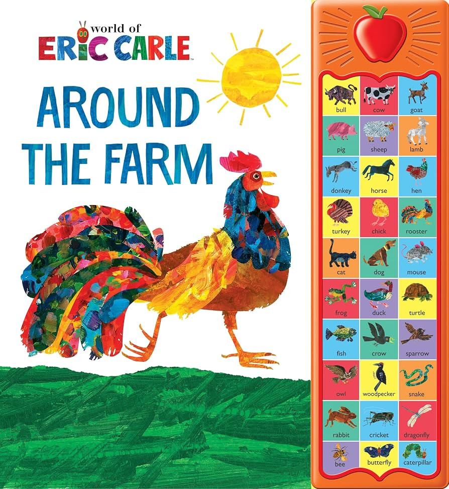 World of Eric Carle, Around the Farm 30-Button Sound Book - Anglicized Version - PI Kids (Play-A-... | Amazon (UK)