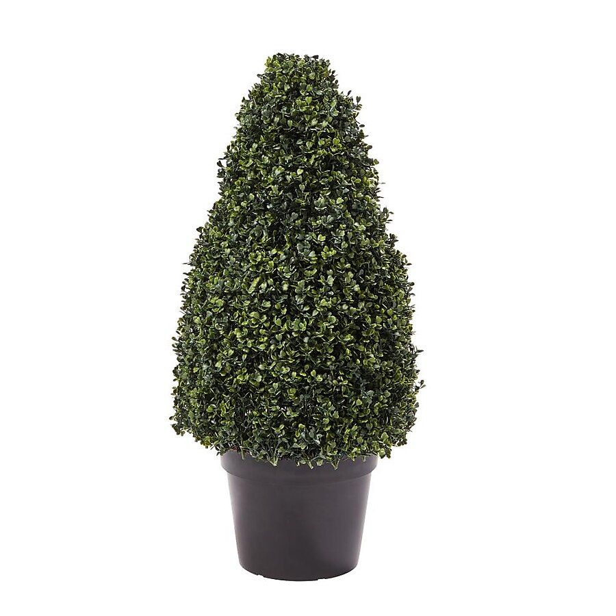 Nature Spring 36-in Multiple Colors Indoor/Outdoor Boxwood Artificial Plant | Lowe's
