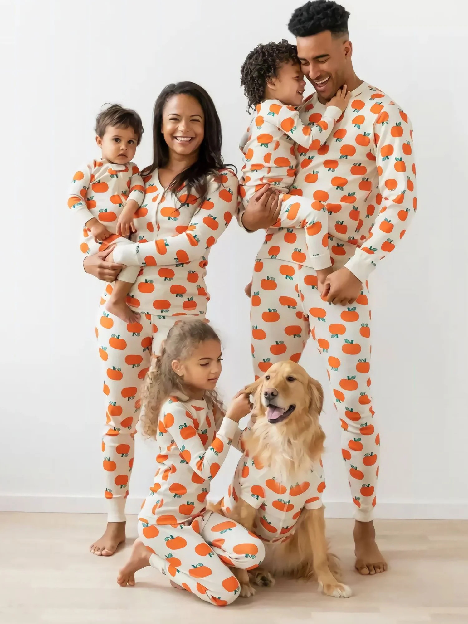 Family Pajamas Matching Sets Halloween Pumpkin Sleepwear for Baby Adults and Kids Holiday PJS Set | Walmart (US)