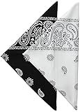 Levi's Men's 100% Cotton Multi-purpose Bandana Gift Sets – Headband, Wrap, Protective Coverage, Blac | Amazon (US)