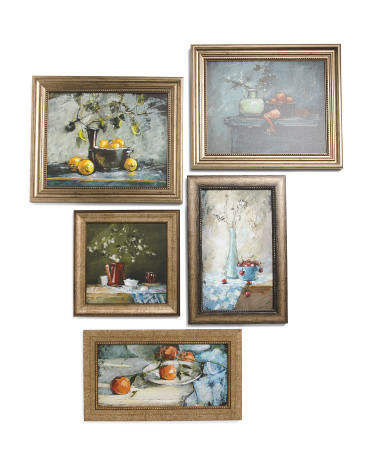 Set Of 5 Hand Embellished Framed Art Prints | Home | Marshalls | Marshalls