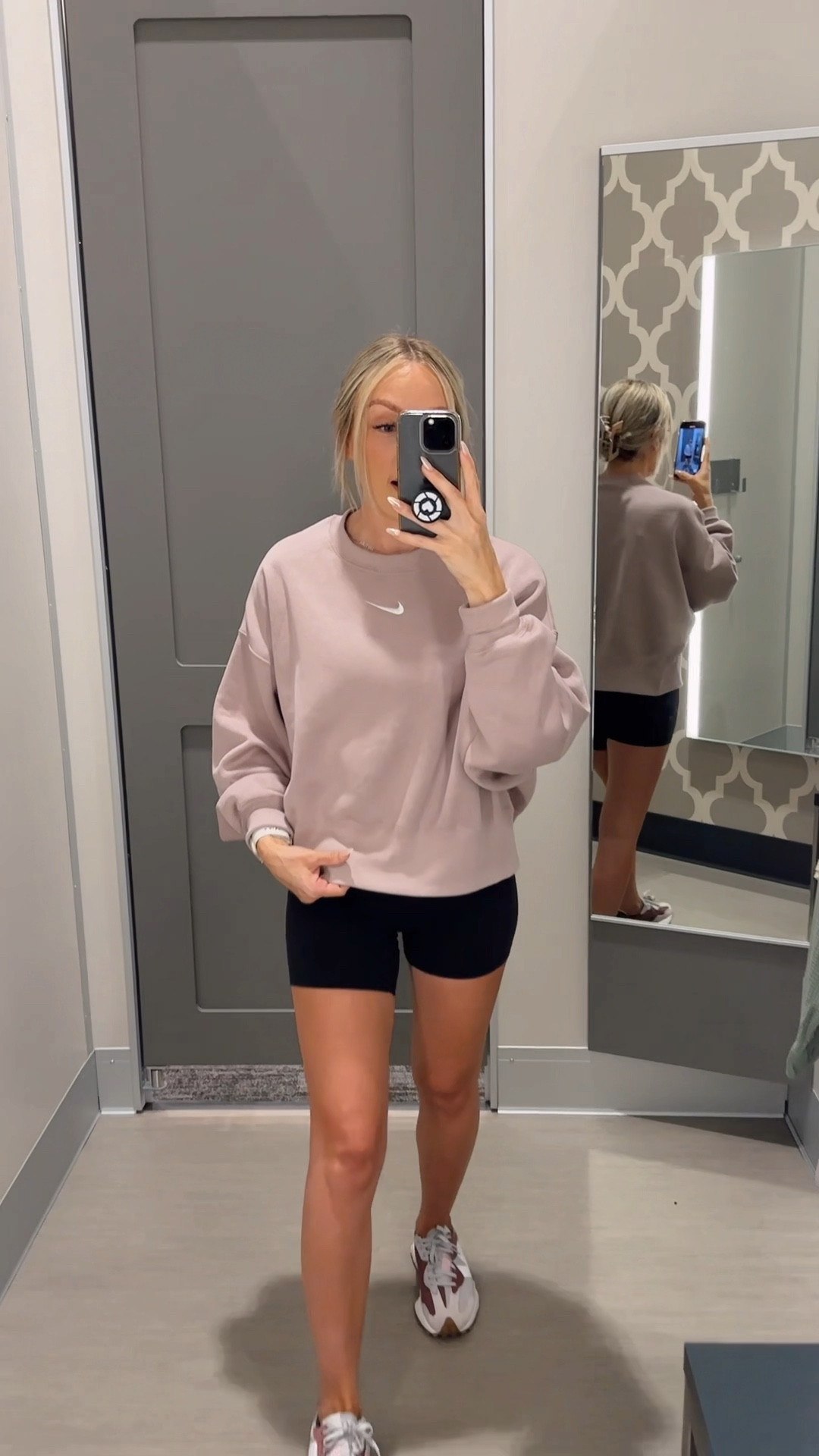 This oversized Nike Crewneck Sweatshirt is a year-round staple for me! Also wore a ton when I was pregnant with some maternity leggings 😍 Wearing an xs - comes in a bunch of colors!

Fit Fashion, Lululemon, New Balance Sneakers, Target Style 

#LTKFind #LTKU #LTKstyletip
