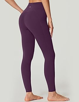 IUGA No Front Seam Leggings with Pockets for Women Buttery Soft Tummy Control Workout Leggings Hi... | Amazon (US)